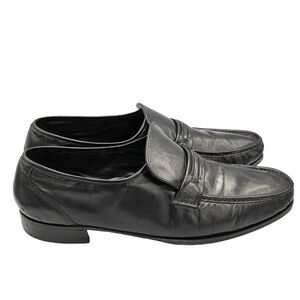 Florsheim COMO Moc Toe  Strap Loafer Black Leather 14 slip on